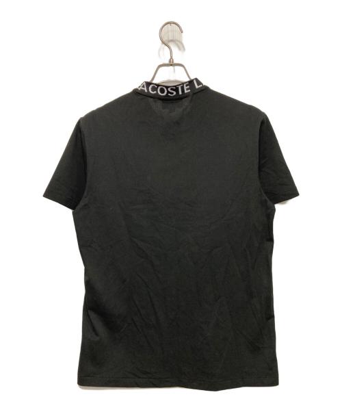 LACOSTE（ラコステ）LACOSTE (ラコステ) ウルトラライトピケロゴネックTシャツ ブラック サイズ:US Mの古着・服飾アイテム