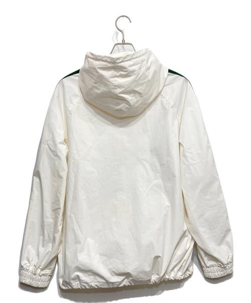 GUCCI（グッチ）GUCCI (グッチ) シェリーラインコットンキャンバスウィンドブレーカー ホワイト サイズ:48の古着・服飾アイテム