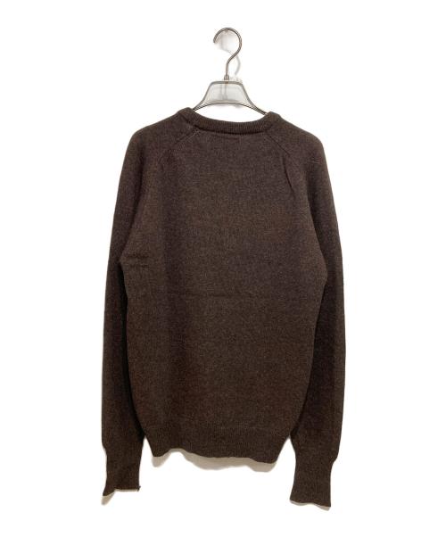 PENDLETON（ペンドルトン）PENDLETON (ペンドルトン) ウールVネックニット ブラウン サイズ:Lの古着・服飾アイテム