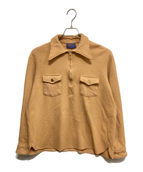 PENDLETON（ペンドルトン）PENDLETON (ペンドルトン) 70sプルオーバーシャツ ベージュ サイズ:XLの古着・服飾アイテム