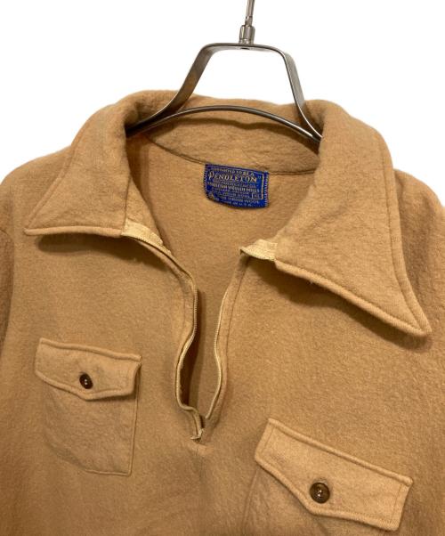 PENDLETON（ペンドルトン）PENDLETON (ペンドルトン) 70sプルオーバーシャツ ベージュ サイズ:XLの古着・服飾アイテム