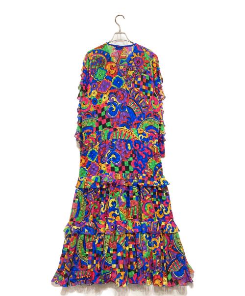 Diane Fries（ダイアンフレイス）Diane Fries (ダイアンフレイス) ヴィンテージ総柄ワンピース マルチカラー サイズ:記載なしの古着・服飾アイテム