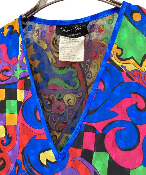 Diane Fries（ダイアンフレイス）Diane Fries (ダイアンフレイス) ヴィンテージ総柄ワンピース マルチカラー サイズ:記載なしの古着・服飾アイテム