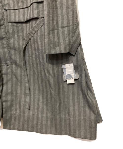 MOYURU（モユル）MOYURU (モユル) ワイドシャツワンピース グレー サイズ:M-Lの古着・服飾アイテム