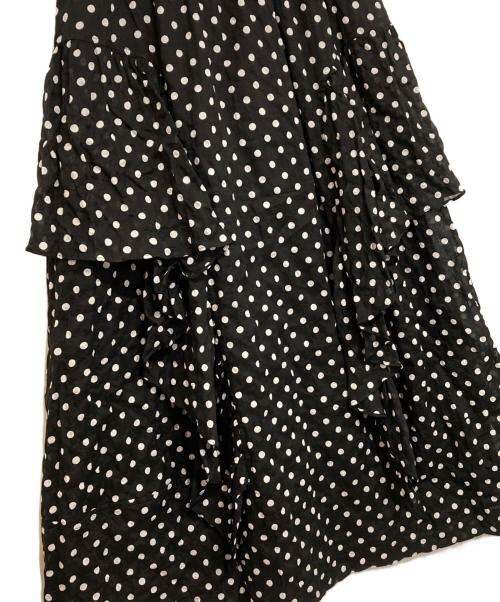 Jane Marple Dans Le Salon（ジェーンマープルネザーランドル サロン）Jane Marple Dans Le Salon (ジェーンマープルネザーランドル サロン) ドットスカート ブラック サイズ:Mの古着・服飾アイテム