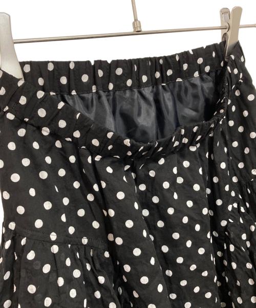 Jane Marple Dans Le Salon（ジェーンマープルネザーランドル サロン）Jane Marple Dans Le Salon (ジェーンマープルネザーランドル サロン) ドットスカート ブラック サイズ:Mの古着・服飾アイテム