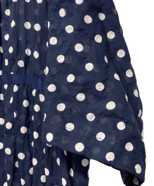 Jane Marple Dans Le Salon（ジェーンマープルネザーランドル サロン）Jane Marple Dans Le Salon (ジェーンマープルネザーランドル サロン) ドットワンピース ネイビー サイズ:Mの古着・服飾アイテム