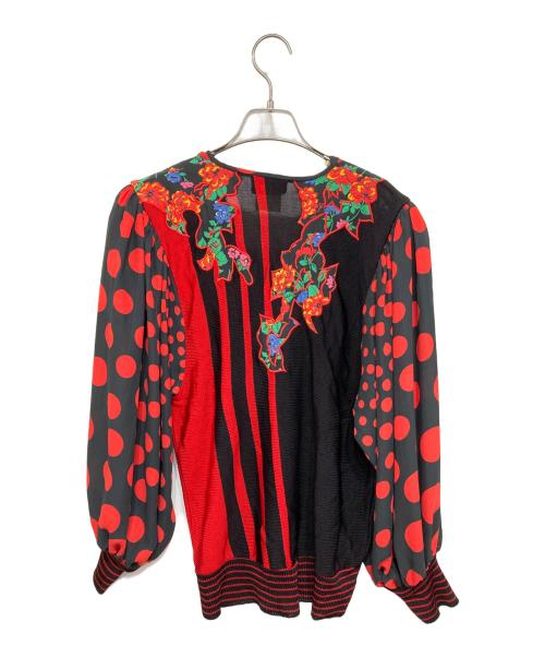 Diane Fries（ダイアンフレイス）Diane Fries (ダイアンフレイス) ヴィンテージ総柄セットアップ ブラック サイズ:記載なしの古着・服飾アイテム