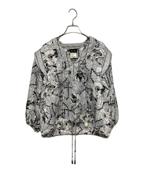 Diane Fries（ダイアンフレイス）Diane Fries (ダイアンフレイス) ヴィンテージ総柄セットアップ ホワイト サイズ:記載無しの古着・服飾アイテム