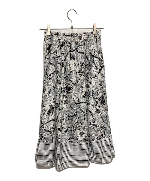 Diane Fries（ダイアンフレイス）Diane Fries (ダイアンフレイス) ヴィンテージ総柄セットアップ ホワイト サイズ:記載無しの古着・服飾アイテム