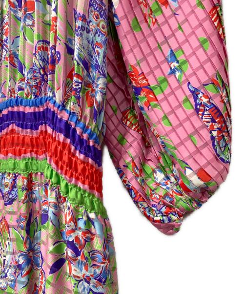 Diane Fries（ダイアンフレイス）Diane Fries (ダイアンフレイス) ヴィンテージ総柄ワンピース ピンク サイズ:FREEの古着・服飾アイテム