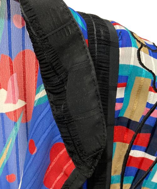 Diane Fries（ダイアンフレイス）Diane Fries (ダイアンフレイス) ヴィンテージ総柄ワンピース ブルー サイズ:記載なしの古着・服飾アイテム