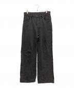 i SHIIイシイ）の古着「clubman pants b2」｜ブラック
