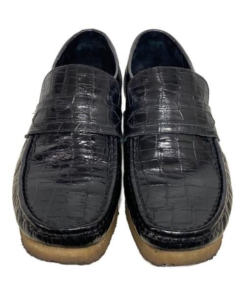 CLARKS ORIGINALS（クラークス オリジナルズ）CLARKS ORIGINALS (クラークス オリジナルズ) Walla Loafer Black Croc ブラック サイズ:27.5cmの古着・服飾アイテム