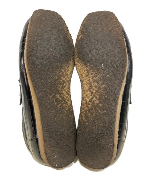 CLARKS ORIGINALS（クラークス オリジナルズ）CLARKS ORIGINALS (クラークス オリジナルズ) Walla Loafer Black Croc ブラック サイズ:27.5cmの古着・服飾アイテム