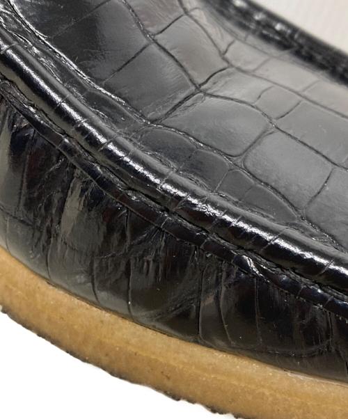 CLARKS ORIGINALS（クラークス オリジナルズ）CLARKS ORIGINALS (クラークス オリジナルズ) Walla Loafer Black Croc ブラック サイズ:27.5cmの古着・服飾アイテム