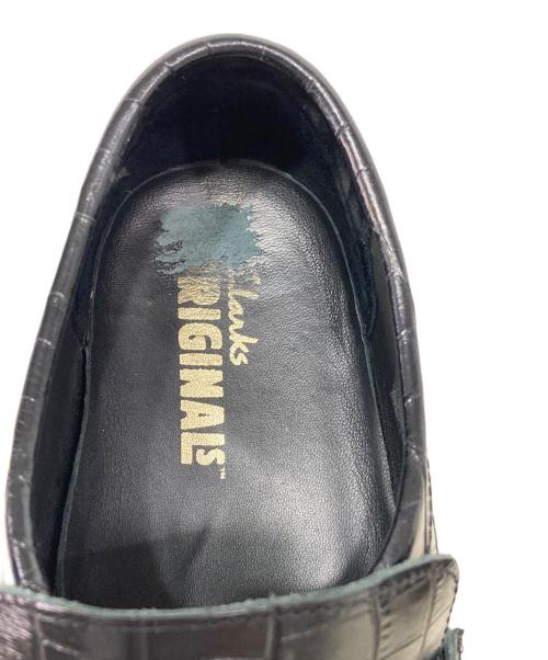 CLARKS ORIGINALS（クラークス オリジナルズ）CLARKS ORIGINALS (クラークス オリジナルズ) Walla Loafer Black Croc ブラック サイズ:27.5cmの古着・服飾アイテム