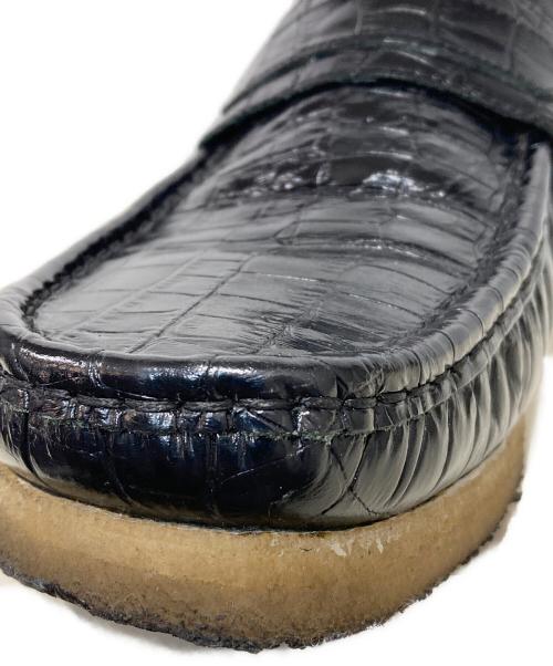 CLARKS ORIGINALS（クラークス オリジナルズ）CLARKS ORIGINALS (クラークス オリジナルズ) Walla Loafer Black Croc ブラック サイズ:27.5cmの古着・服飾アイテム