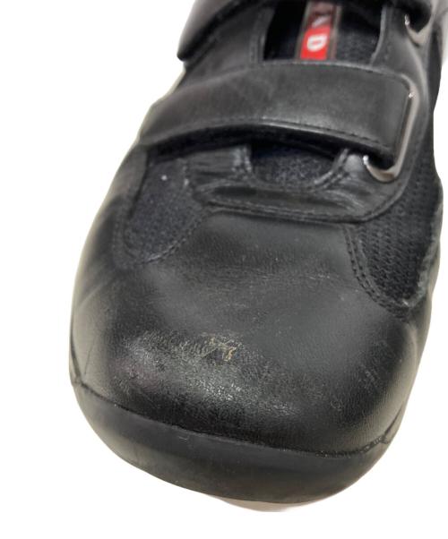 PRADA SPORTS（プラダスポーツ）PRADA SPORTS (プラダスポーツ) ベルクロスニーカー ブラック サイズ:371/2の古着・服飾アイテム