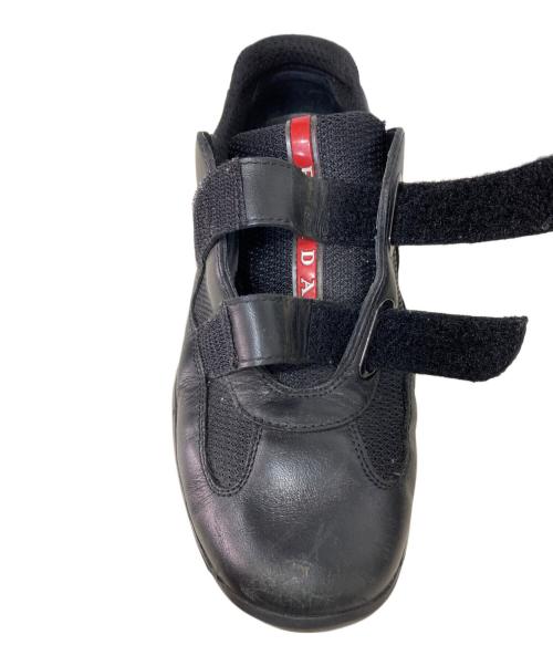 PRADA SPORTS（プラダスポーツ）PRADA SPORTS (プラダスポーツ) ベルクロスニーカー ブラック サイズ:371/2の古着・服飾アイテム