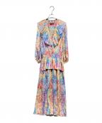 SUSAN FRIESスーザンフライズ）の古着「ヴィンテージ総柄ワンピース」｜マルチカラー