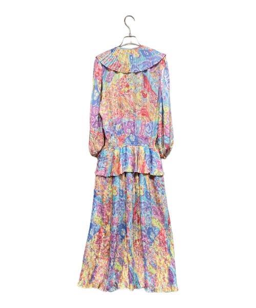 SUSAN FRIES（スーザンフライズ）Susan Fries (スーザンフライズ) ヴィンテージ総柄ワンピース マルチカラー サイズ:Ｍの古着・服飾アイテム