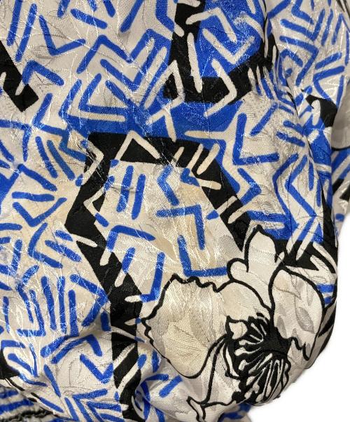 Diane Fries（ダイアンフレイス）Diane Fries (ダイアンフレイス) ヴィンテージ総柄ワンピース ブルー サイズ:記載なしの古着・服飾アイテム