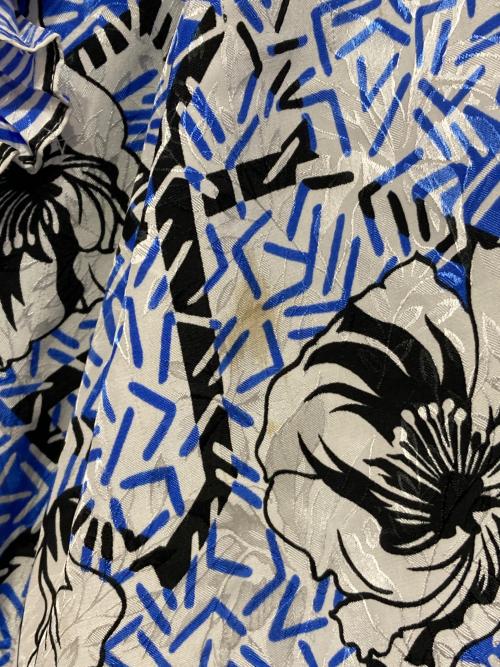 Diane Fries（ダイアンフレイス）Diane Fries (ダイアンフレイス) ヴィンテージ総柄ワンピース ブルー サイズ:記載なしの古着・服飾アイテム