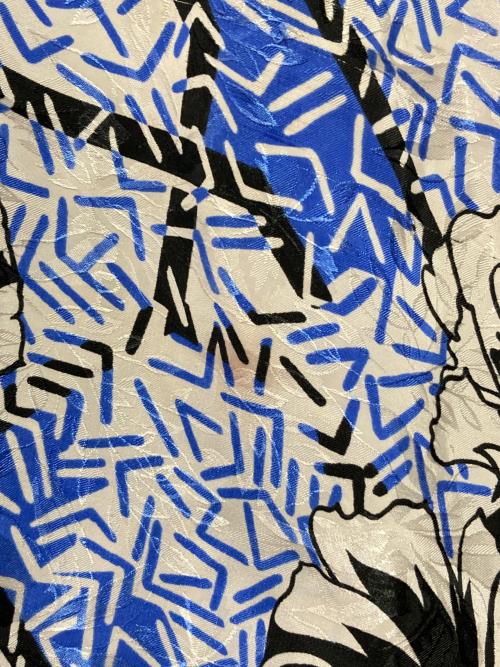 Diane Fries（ダイアンフレイス）Diane Fries (ダイアンフレイス) ヴィンテージ総柄ワンピース ブルー サイズ:記載なしの古着・服飾アイテム