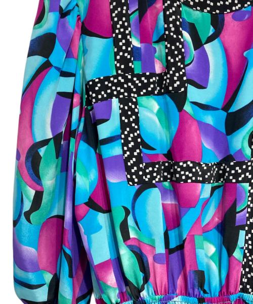 SUSAN FRIES（スーザンフライズ）Susan Fries (スーザンフライズ) ヴィンテージ総柄ワンピース マルチカラー サイズ:Lの古着・服飾アイテム