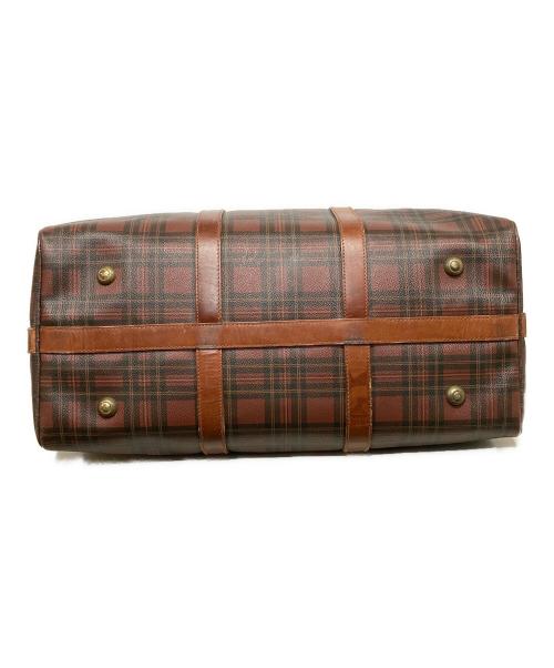 POLO RALPH LAUREN（ポロ・ラルフローレン）POLO RALPH LAUREN (ポロ・ラルフローレン) オールドチェックボストンバッグ ブラウンの古着・服飾アイテム