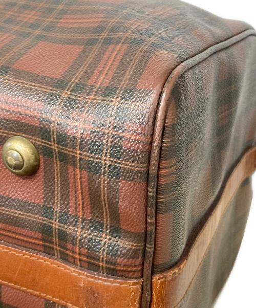 POLO RALPH LAUREN（ポロ・ラルフローレン）POLO RALPH LAUREN (ポロ・ラルフローレン) オールドチェックボストンバッグ ブラウンの古着・服飾アイテム