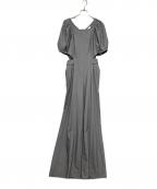 Snidelスナイデル）の古着「サイドスリットオールインワン」｜グレー