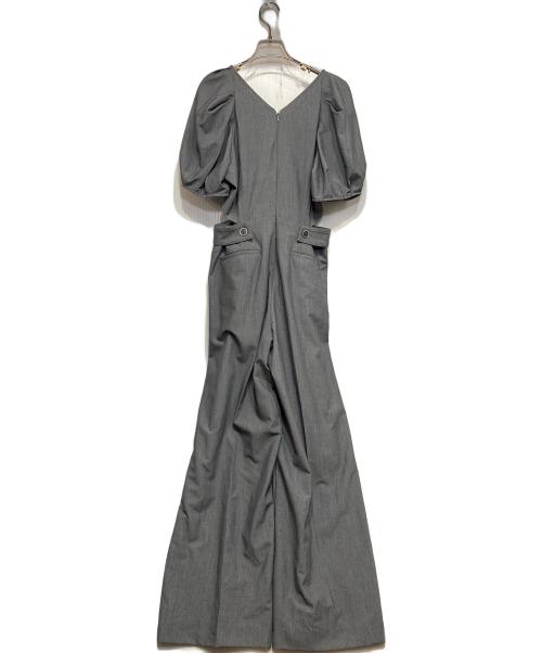 Snidel（スナイデル）Snidel (スナイデル) サイドスリットオールインワン グレー サイズ:1の古着・服飾アイテム