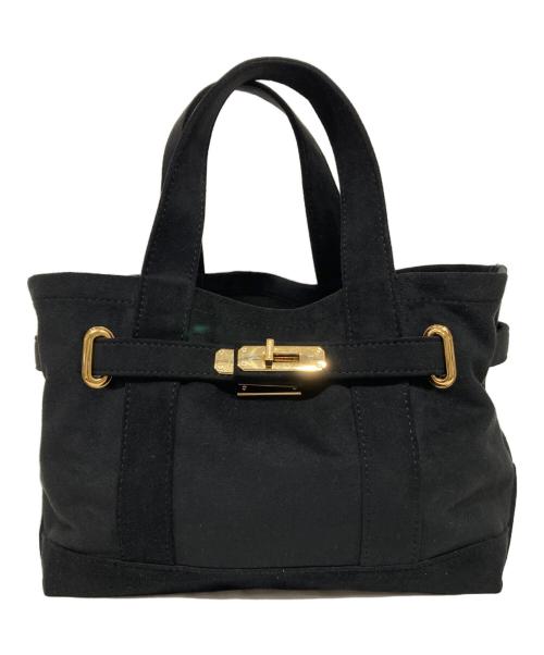 SITA PARANTICA（シータパランティカ）sita parantica (シータパランティカ) Ultrasuede カナグツキミニトートバッグ ブラックの古着・服飾アイテム