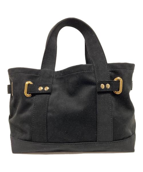 SITA PARANTICA（シータパランティカ）sita parantica (シータパランティカ) Ultrasuede カナグツキミニトートバッグ ブラックの古着・服飾アイテム