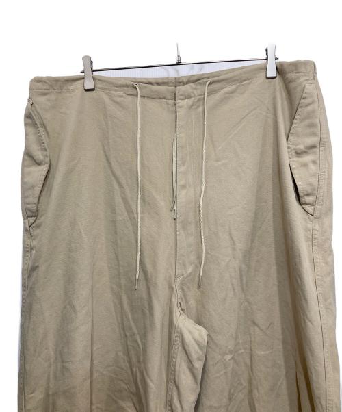 DAN（ダン）DAN (ダン) canvas oves trousers ベージュ サイズ:FREEの古着・服飾アイテム