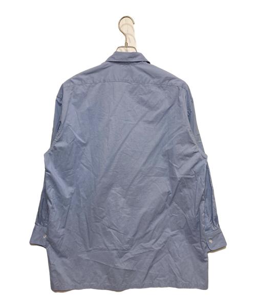DAN（ダン）DAN (ダン) The Big Square Shirt ブルー サイズ:Mの古着・服飾アイテム