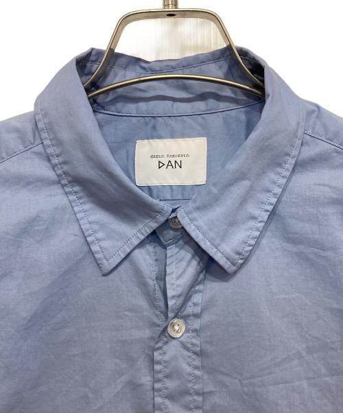 DAN（ダン）DAN (ダン) The Big Square Shirt ブルー サイズ:Mの古着・服飾アイテム