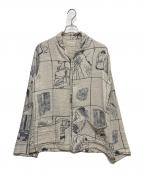 PAMM×たなかみさきパム×）の古着「見せられる日記のシャツ」｜ベージュ