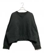 entire studiosエンタイアスタジオ）の古着「クロップドスウェット」｜ブラック