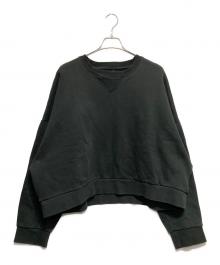 entire studios（エンタイアスタジオ）の古着「クロップドスウェット」｜ブラック