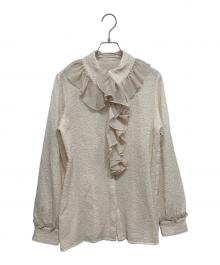 IENA（イエナ）の古着「ボリュームカラーブラウス」｜ベージュ