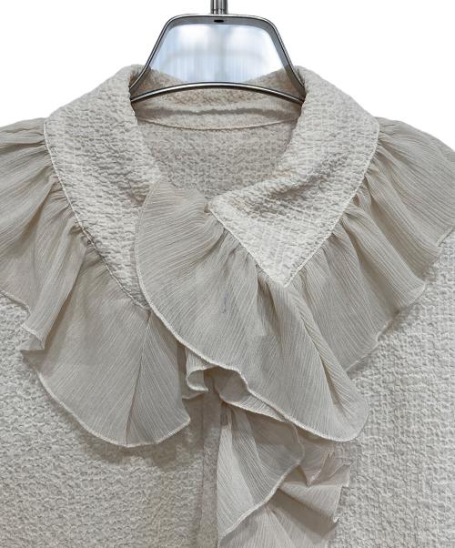 IENA（イエナ）IENA (イエナ) ボリュームカラーブラウス ベージュ サイズ:FREEの古着・服飾アイテム