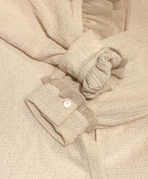 IENA（イエナ）IENA (イエナ) ボリュームカラーブラウス ベージュ サイズ:FREEの古着・服飾アイテム