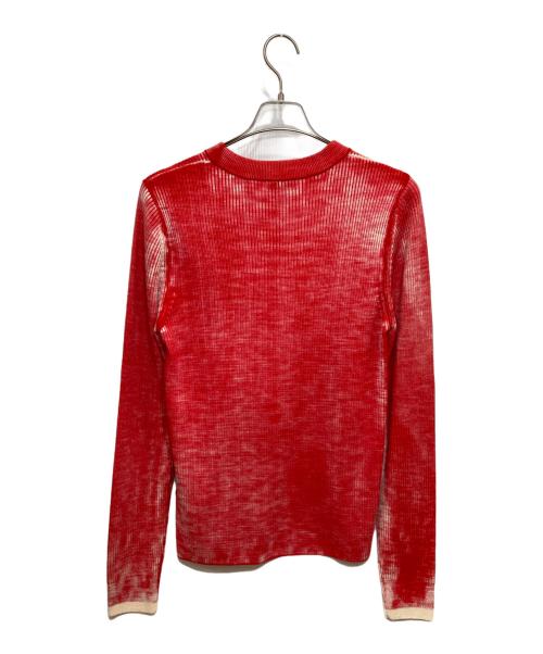 DIESEL（ディーゼル）DIESEL (ディーゼル) K-ATULLUS-ROUND KNITWEAR レッド サイズ:Lの古着・服飾アイテム