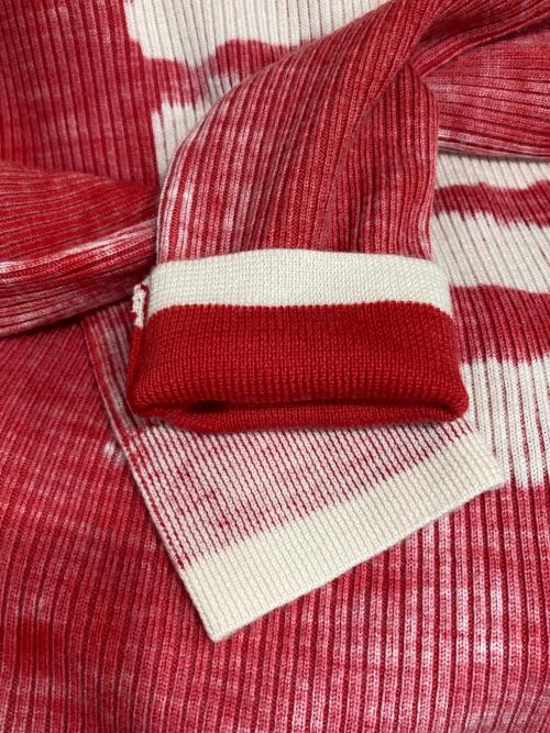 DIESEL（ディーゼル）DIESEL (ディーゼル) K-ATULLUS-ROUND KNITWEAR レッド サイズ:Lの古着・服飾アイテム