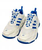 BALENCIAGA×adidasバレンシアガ×アディダス）の古着「TRIPLE S TRAINERS」｜ブルー×ホワイト