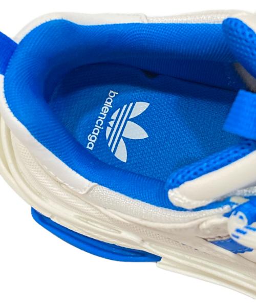 BALENCIAGA（バレンシアガ）BALENCIAGA (バレンシアガ) adidas (アディダス) TRIPLE S TRAINERS ブルー×ホワイト サイズ:27.0の古着・服飾アイテム