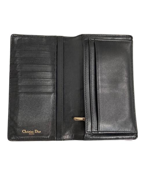 Christian Dior（クリスチャン ディオール）Christian Dior (クリスチャン ディオール) ディオラマ2つ折り財布 ブラックの古着・服飾アイテム